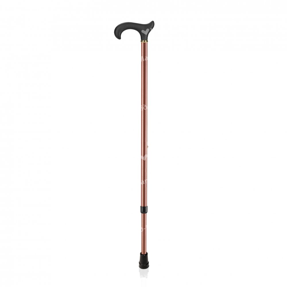 Aluminium walking stick (wooden handle)