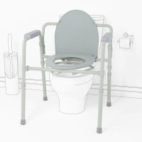 FOLDABLE TOILET FRAME